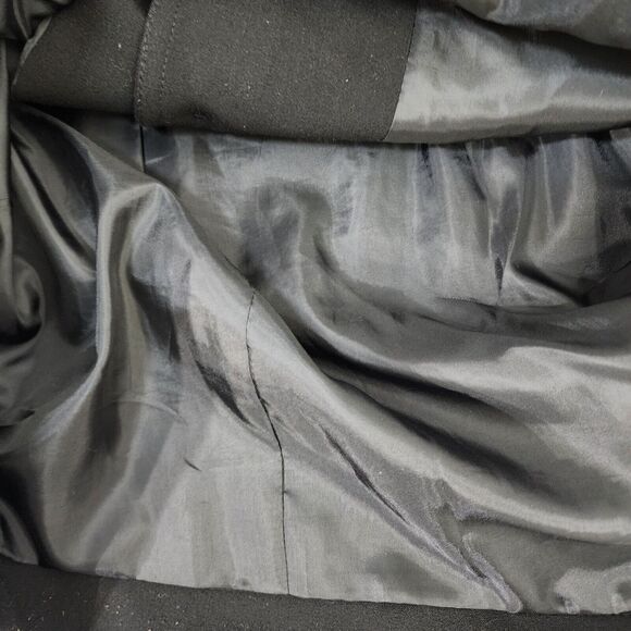 Coldwater Creek Womens Jacket Size Small Pockets Button Up Black Stretch Lined - Picture 9 of 10